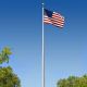 Commercial Grade Sectional Flagpole - Satin Finish 25ft.