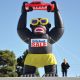 Black 20 Foot Custom Giant PVC Inflatable Gorilla with 2 Custom Banners or Car