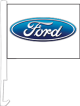 Clip-On Car Flag - Ford (Digital Print)