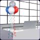 RWB PermaShineÂ® Magnetic Bracket 4-Balloon Bouquet Kit