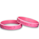 Pink Ribbon Silicon Bracelets