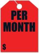 Rearview Mirror Tags - Red 